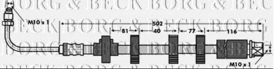 BORG & BECK bbh6833 -  Тормозной шланг